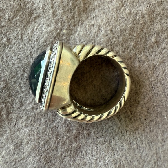 DAVID YURMAN ALBION RING, ONYX & DIAMOND - Picture 7 of 11